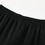 2025 Nk~ Black Zipper Jacket Tracksuit