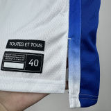 2024 Team FRANCE WEMBANYAMA #32 White NBA Jersey