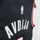 2023 Trail Blazerst AVDIJA #8 Black NBA Jerseys