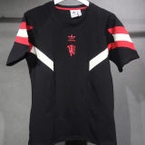 2025 M Utd Black Retro Style Soccer Jersey