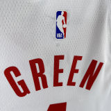 2024/25 Rockets GREEN #4 White NBA Jerseys Hot Pressed