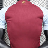 2024/25 Aston Villa Home Player Version Soccer Jersey