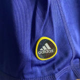 2010 Spain Away Royal Blue Retro Long Sleeve Jersey