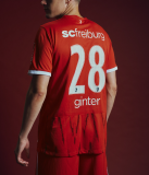2024/25 Freiburg Home Red Fans Soccer Jersey
