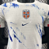 2024/25 Norway Away White Player Version Soccer Jersey