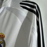 2005/06 RM White Home Retro Long Sleeve Soccer Jersey