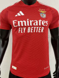 2024/25 Benfica Home Red Player Version Soccer Jersey