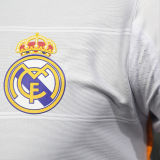 2013/14 RM White Home Retro Player Version Long Sleeve Soccer Jersey 球员版