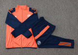 2025 M Utd Orange Kids Jacket Tracksuit