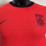 2024/25 China Home Red Player Version Soccer Jersey