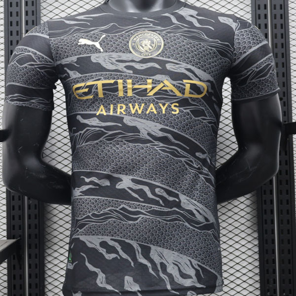 2024/25 Man City Chinese Black Dragon Player Version Jersey