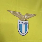 2024/25 Lazio Away Yellow Fans Soccer Jersey