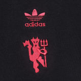 2025 M Utd Black Retro Style Soccer Jersey