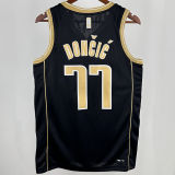 2025 Mavericks Dončić #77 Black Honor Edition NBA Jerseys