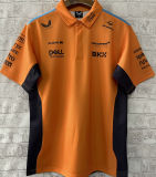 2024/25 McLaren F1 Yellow Black POLO Team T-Shirt 有领 无号 (迈凯伦)