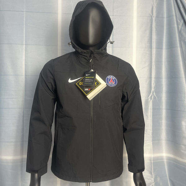 2024/25 PSG Black Windbreaker Y21冲锋衣
