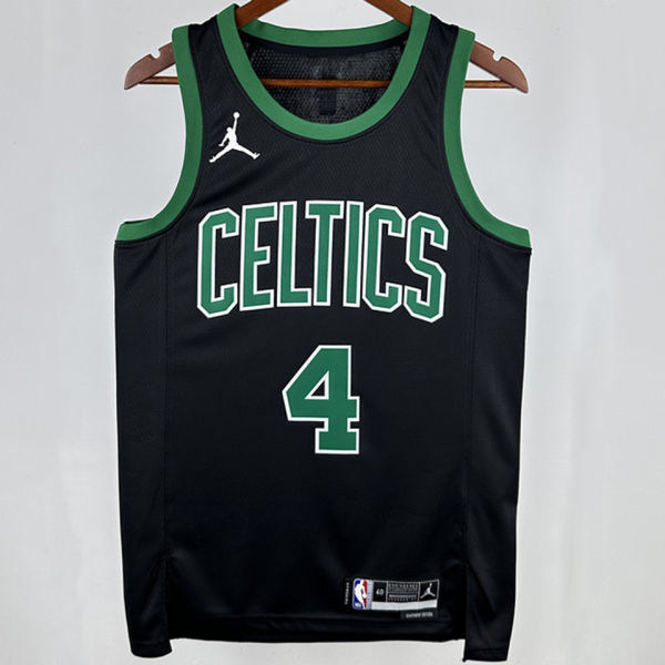2025 Celtics HOLIDAY #4 Black NBA Jerseys