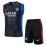2024/25 PSG Black Vest Training Jersey(A Set)