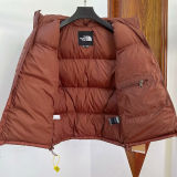 1996 THE N FACE Brown Vest Down Jackets