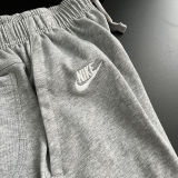 2024/25 Nk~ Grey NBA Pure Cotton Shorts Pants
