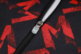 2025 M Utd Black Red Sweater Tracksuit