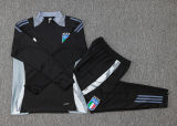 2025 Italy Black Sweater Tracksuit