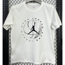 2025 Jordan White High Quality Casual T-Shirt T175