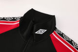 2025/26 M Utd Black Jacket Tracksuit
