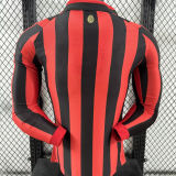 2025 AC Milan 125Th Anniversary Player Version Long Sleeve Soccer Jersey