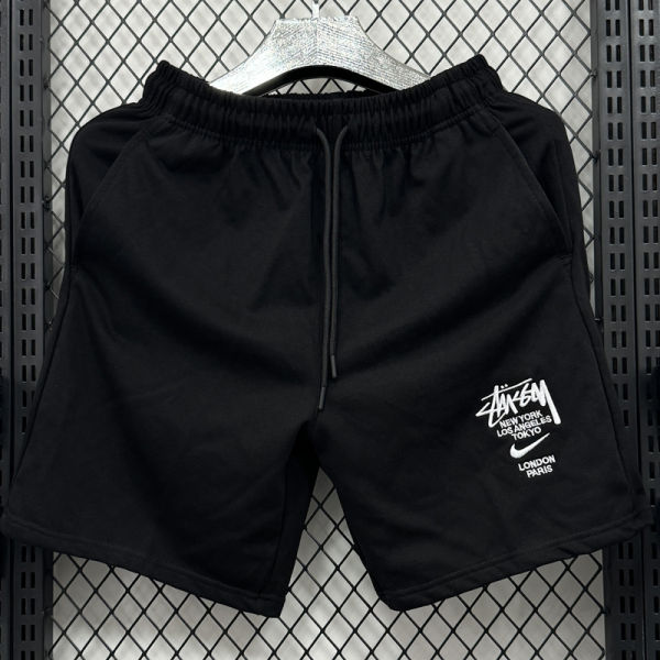 2025 Jordan Black Pure Cotton Fabric Casual Short Pants M15