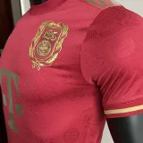 2025 BFC 125th Anniversary Edition Red Player Version Soccer Jersey