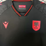 2025/26 Albania Third Black Fans Soccer Jersey 阿尔巴尼亚