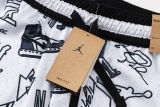 C2441 Jordan White Casual Short Pants