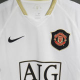 2006/07 M Utd Away White Retro Player Version Soccer Jersey 球员版