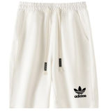 2025 AD White Pure Cotton Short Pants 白色