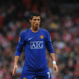 2008/2009 M Utd Third Blue Retro Player Version Long Sleeve Jersey 球员版长袖