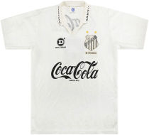 1993/94 Santos Home White Retro Soccer Jersey