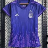 2022/23 Argentina  Away Women Jersey  (3 Stars 3星)