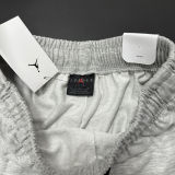 2025 Jordan Grey Pure Cotton Fabric Casual Short Pants M17