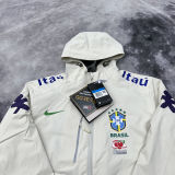 2025 Brazil Velvet Thickened warm White Outdoor Jacket #103加绒冲锋衣