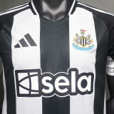 WINNERS #25 Newcastle Home Player Version Jersey 2024/25（SAM FENDER People Watching有号下广告）★★