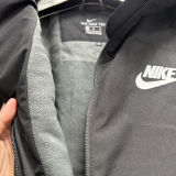 2025 NK Velvet Thickened warm Black Outdoor Jackets # F2 加绒冲锋衣
