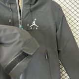2025 Jordan Cotton Thickened Warm Black Outdoor Jacket #A800加棉冲锋衣