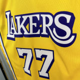 Lakers DONCIC #77 Yellow NBA Jerseys