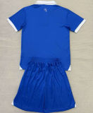 2025/26 EL Salvador Home Blue Kids Soccer Jersey 萨尔瓦多