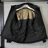 2025 NK Cotton Thickened Warm Black Outdoor Jacket #A801加棉冲锋衣