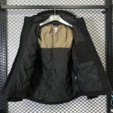 2025 DST Cotton Thickened Warm Black Outdoor Jacket #A802加棉冲锋衣