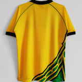 1998 JAMAICA  Home Yellow Retro Soccer Jersey