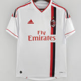 2011/12 AC Milan Away White Retro Soccer Jersey