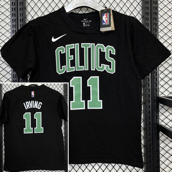 2025 CELTICS IRVING #11 Black High Quality Casual T-Shirt  T167